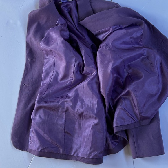 Vintage early 90s Pendleton Purple Blazer lavender /purple Pendleton suit jacket - Picture 10 of 16
